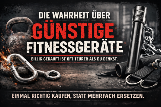 Warum billige Fitnessgeräte langfristig mehr kosten | ANVIL Fitness