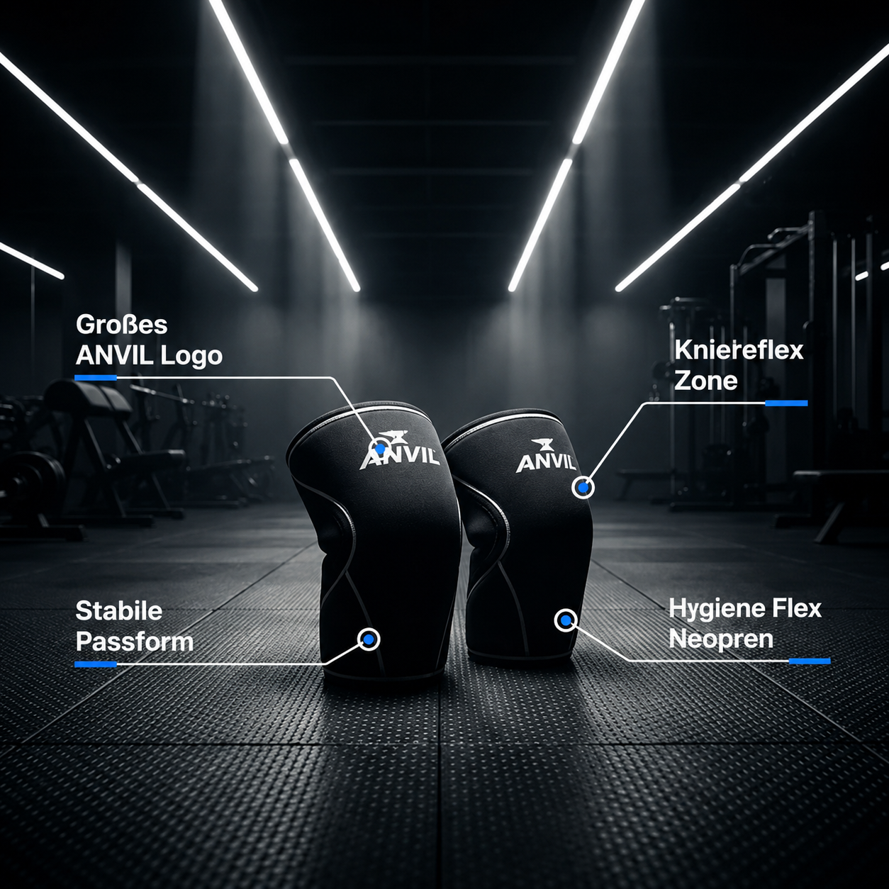 Kniebandagen 7 mm – Flex-Neopren Knee Sleeves