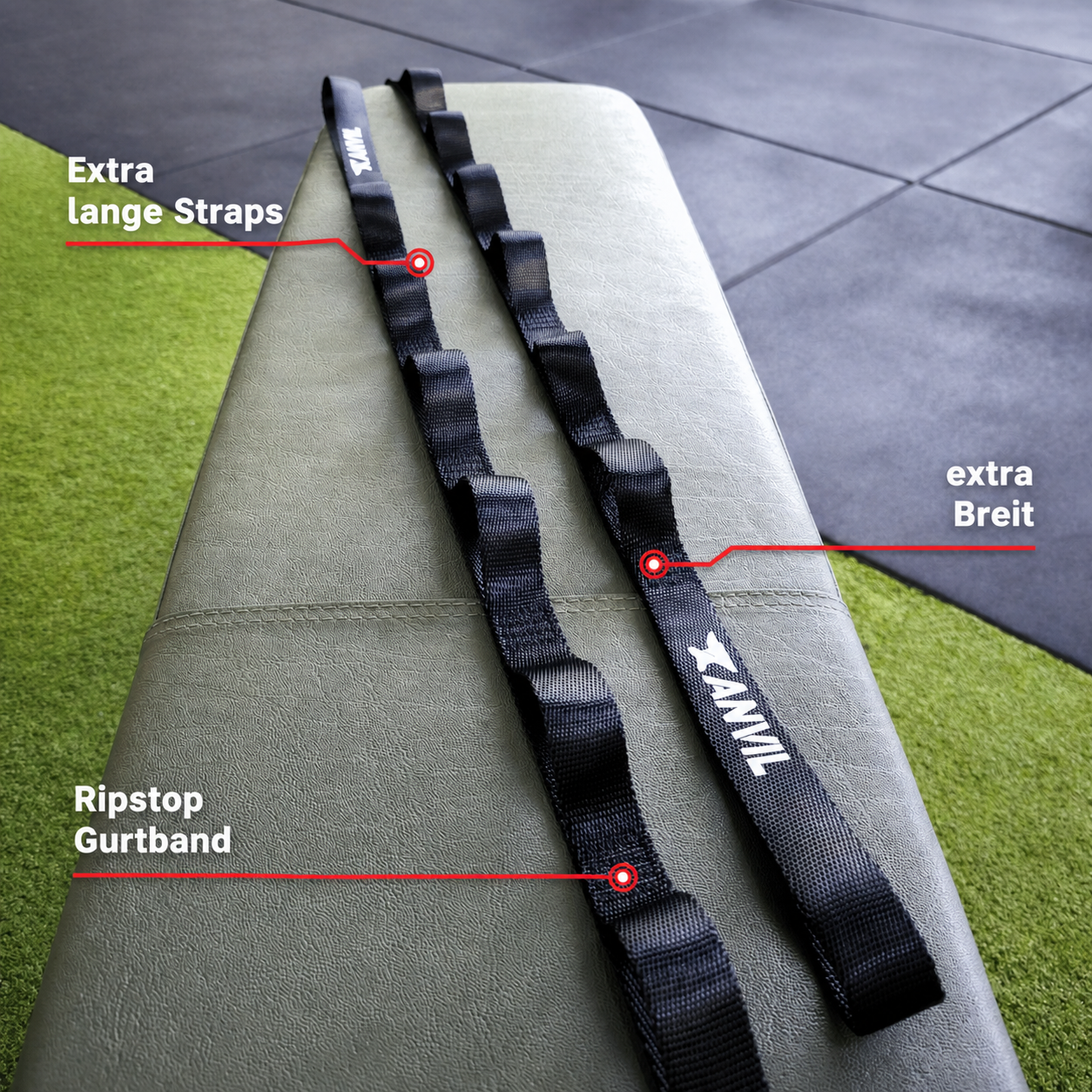 Loop Straps super heavy Mesh-PU