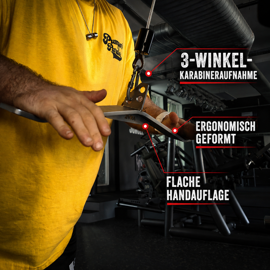 Trizeps Blade Flacheisen Edelstahl